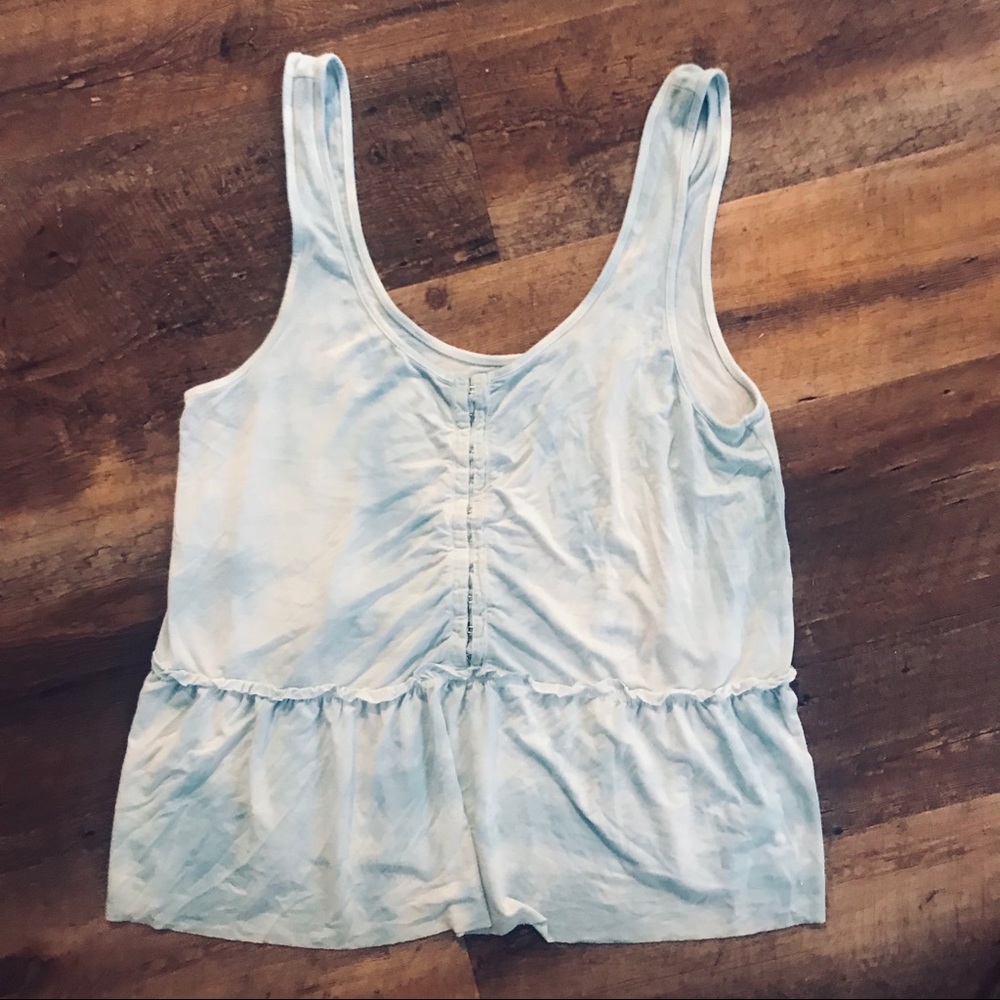 American Eagle Soft & Sexy Peplum Shirt